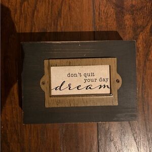 Inspirational Wooden Plaque